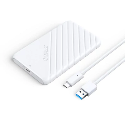Kép 2/4 - Orico 25PW1-C3-WH-EP USB3.0 Type-C HDD/SSD Enclosure White