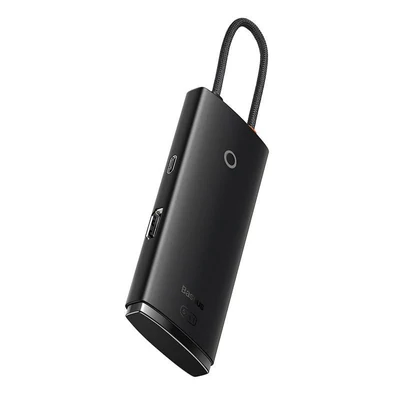 Kép 2/6 - Baseus Lite 5in1 USB-C --> 3x USB 3.0 + USB-C + HDMI hub fekete (WKQX040001)