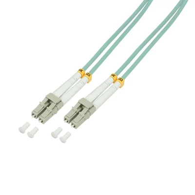 Logilink Fiber duplex patch kábel OM3 50/125 LC-LC 30m aqua (FP3LC30)