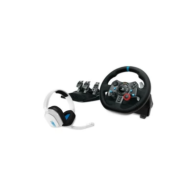 Logitech G29 Driving Force kormány fekete + Astro A10 gaming headset fehér (991-000486)