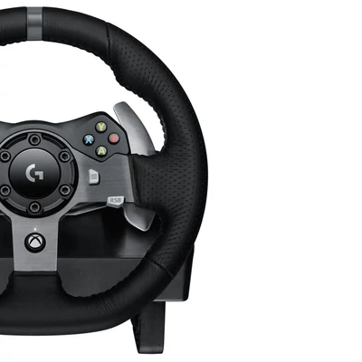 Kép 2/4 - Logitech G920 Driving Force kormány fekete + Astro A10 gaming headset fehér (991-000487)