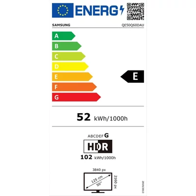 Kép 5/5 - Samsung 50" 4K Smart QLED TV (QE50Q60DAUXXH)