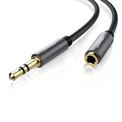 UGREEN AV118 AUX jack audio hosszabbító kábel 3.5 mm 2m fekete (10594)