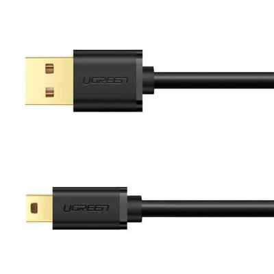 Kép 2/3 - UGREEN USB-A - miniUSB kábel 1m fekete (10355B)