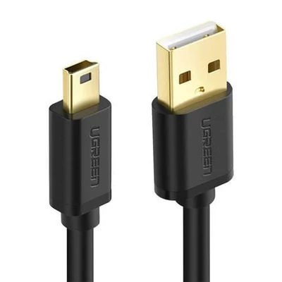 Kép 3/3 - UGREEN USB-A - miniUSB kábel 1m fekete (10355B)