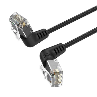 Kép 2/2 - Vention Cat.6 RJ45 kábel 5m fekete (IBOBJ)