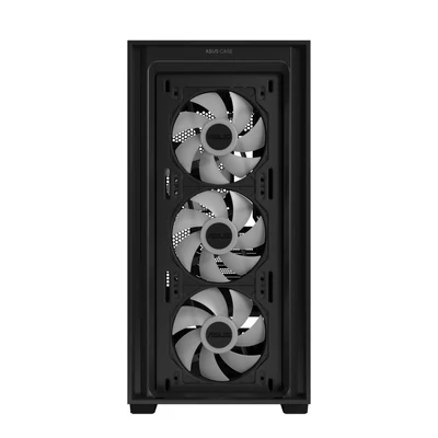 Kép 4/13 - ASUS A21 táp nélküli ablakos Micro-ATX ház fekete (90DC00H0-B19000)