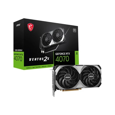 MSI GeForce RTX 4070 12GB VENTUS 2X E 12G OC videokártya