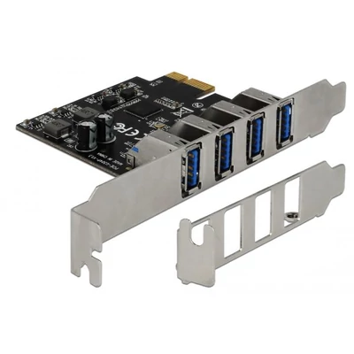 DeLock 4x USB 3.0 bővítő kártya PCI-E (90304)