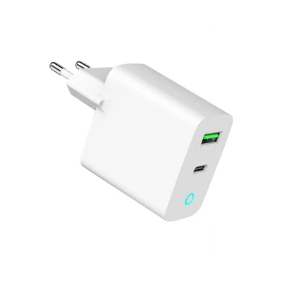 Kép 2/7 - Gembird 2-Port 20W USB gyorstöltő fehér