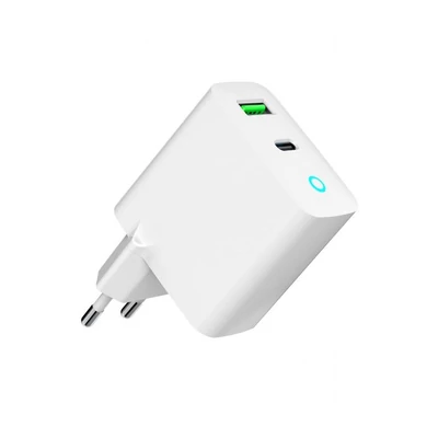 Kép 3/7 - Gembird 2-Port 20W USB gyorstöltő fehér