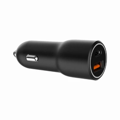 Gembird 2-Port USB autós gyorstöltő fekete