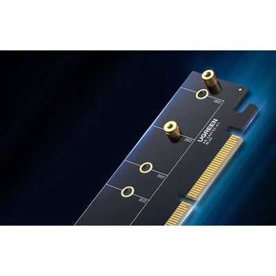 Kép 3/6 - UGREEN PCIe 4.0 x16 M.2 NVMe adapter (30715 )
