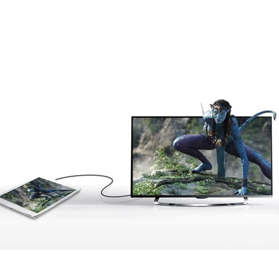 Kép 2/3 - UGREEN Micro HDMI-HDMI adapter 20cm fekete (20134B)