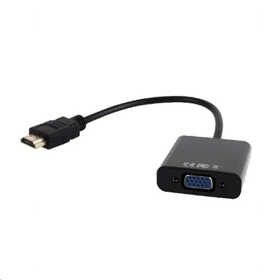 Gembird Cablexpert HDMI --> VGA adapter single port + audio (A-HDMI-VGA-03) - Bontott termék!