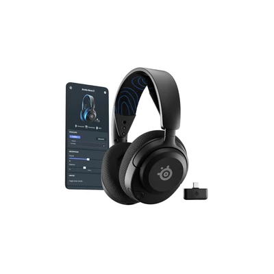 Kép 4/5 - Steelseries Arctis Nova 5P Gaming Vezeték nélküli Bluetooth fejhallgató fekete