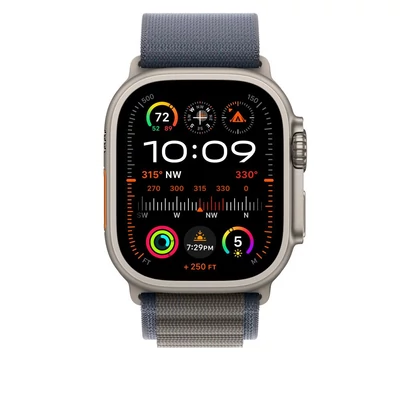 Kép 3/4 - Apple Watch 49mm Alpine Loop Large Blue