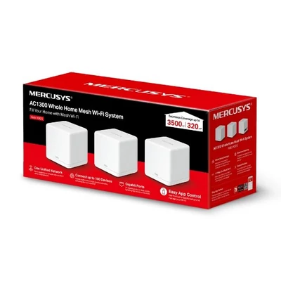 Kép 4/4 - Mercusys Halo H30G AC1300 Wi-Fi Mesh rendszer (HALO H30G(3 PACK))