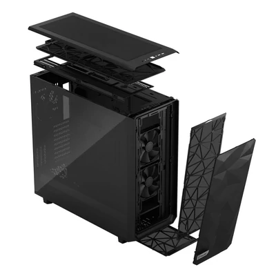 Kép 22/23 - Fractal Design Meshify 2 XL Black TG Light Tint táp nélküli ablakos ház fekete (FD-C-MES2X-02)