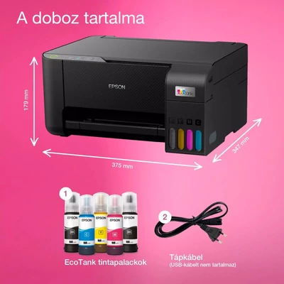 Kép 7/7 - Epson EcoTank L3230 Tintasugaras Nyomtató/Másoló/Scanner