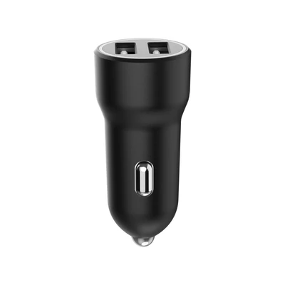 Kép 2/6 - Gembird 2-Port USB Car Charger 3.1A Black