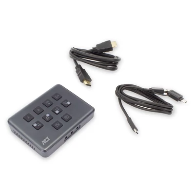 Kép 3/5 - ACT AC7610 Dual HDMI input USB-C Video Switcher for capturing and live streaming