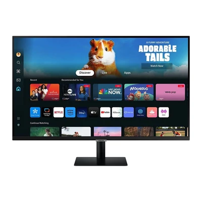 27" Samsung LS27DM500EUXDU Smart monitor fekete