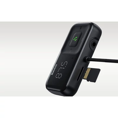 Kép 5/5 - Baseus S-16 Bluetooth FM Transzmitter és USB autós töltő (CCMT000201)