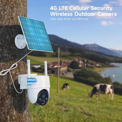 Kép 3/6 - Laxihub Arenti GO3G + SP2 2K 3MP 4G Kültéri PIT akkumulátoros biztonsági kamera