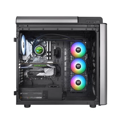 Kép 5/6 - Thermaltake TH360 V2 Ultra ARGB univerzális vízhűtés fekete (CL-W384-PL12SW-A)