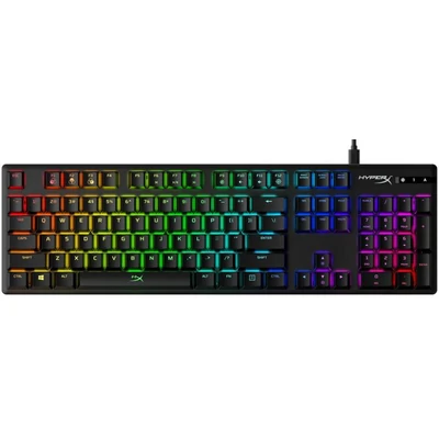 Billentyűzet HP HyperX Alloy Origins (AQUA switches) US világító gamer 