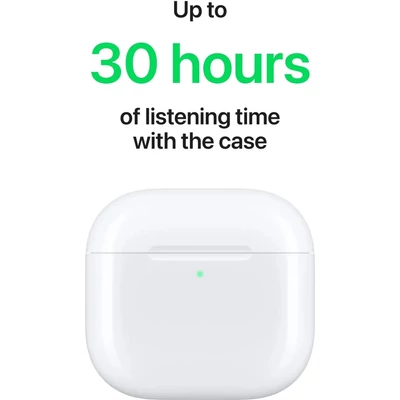 Kép 3/4 - Apple AirPods 4 (USB-C) Headset White