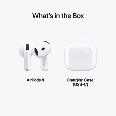 Kép 4/4 - Apple AirPods 4 (USB-C) Headset White