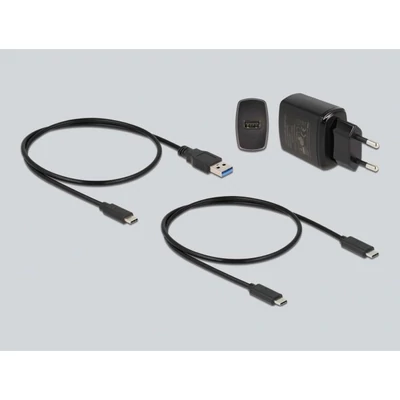 Kép 5/6 - Delock Dokkoló állomás 1 xM.2 NVMe SSD + 1 xM.2 SATA SSD számára SD Express (SD 7.1) kártyaolvasó (64138)