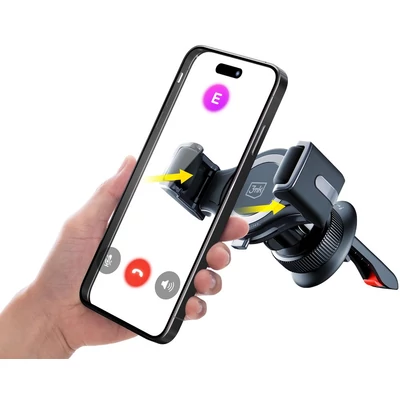 Kép 3/5 - 3mk Memo Hug Car holder Black
