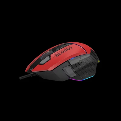 Kép 2/5 - A4-Tech Bloody W95 Max Sports RGB Gaming Mouse Red