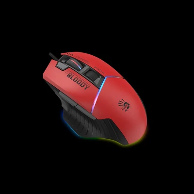 Kép 3/5 - A4-Tech Bloody W95 Max Sports RGB Gaming Mouse Red