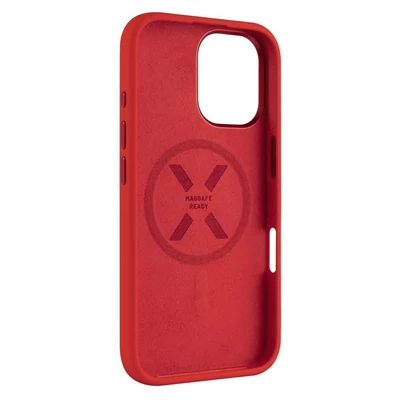 Kép 2/8 - FIXED MagFlow tok Apple iPhone 16 telefonhoz, piros