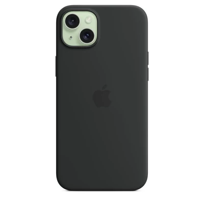 Kép 4/5 - Apple iPhone 15 Plus Silicone Case with MagSafe Black