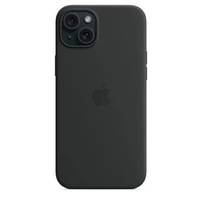 Kép 5/5 - Apple iPhone 15 Plus Silicone Case with MagSafe Black