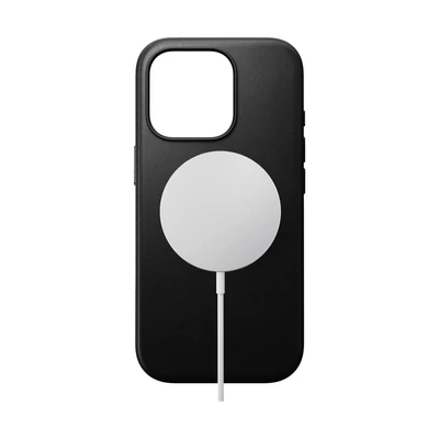 Kép 3/6 - Nomad Modern Leather case iPhone 16 Pro Black