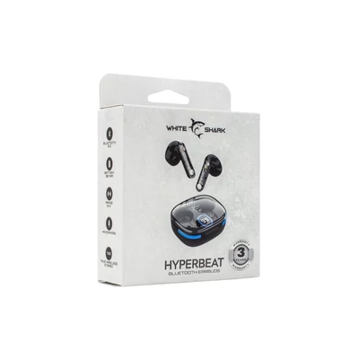 Kép 4/4 - White Shark HyperBeat Bluetooth Headset Black
