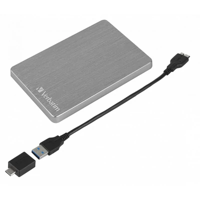 Kép 2/4 - Verbatim 2TB 2,5" USB3.2 Store "n" Go Alu Slim Space Grey