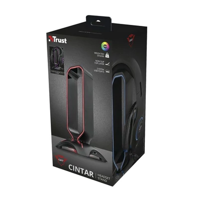 Kép 8/9 - Trust GXT 265 Cintar RGB Headset Stand Black