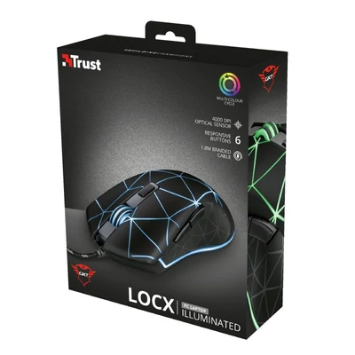Kép 7/9 - Trust GXT 133 Locx Gaming mouse black
