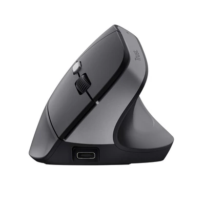Kép 3/7 - Trust Bayo II Ergonomic Wireless Mouse Black