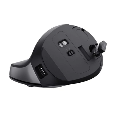 Kép 7/7 - Trust Bayo II Ergonomic Wireless Mouse Black