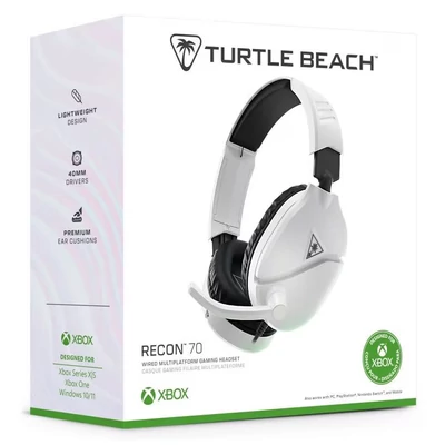 Kép 6/6 - Turtle Beach Recon 70X Gaming Headset White