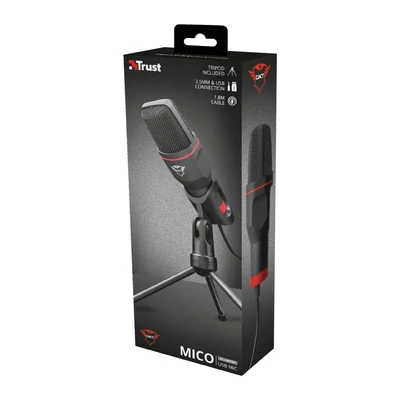 Kép 9/10 - Trust GXT 212 Mico USB Microphone Black