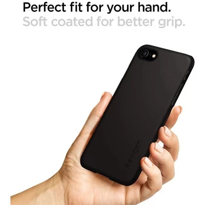 Kép 2/6 - Spigen Thin Fit iPhone 7/8/SE (2022/2020) Black